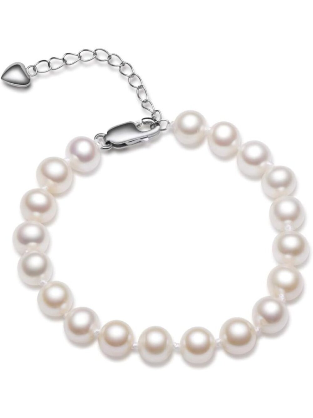 Elegant Freshwater Pearl Bracelets for Women - 925 Sterling Silver, Gift-Ready!